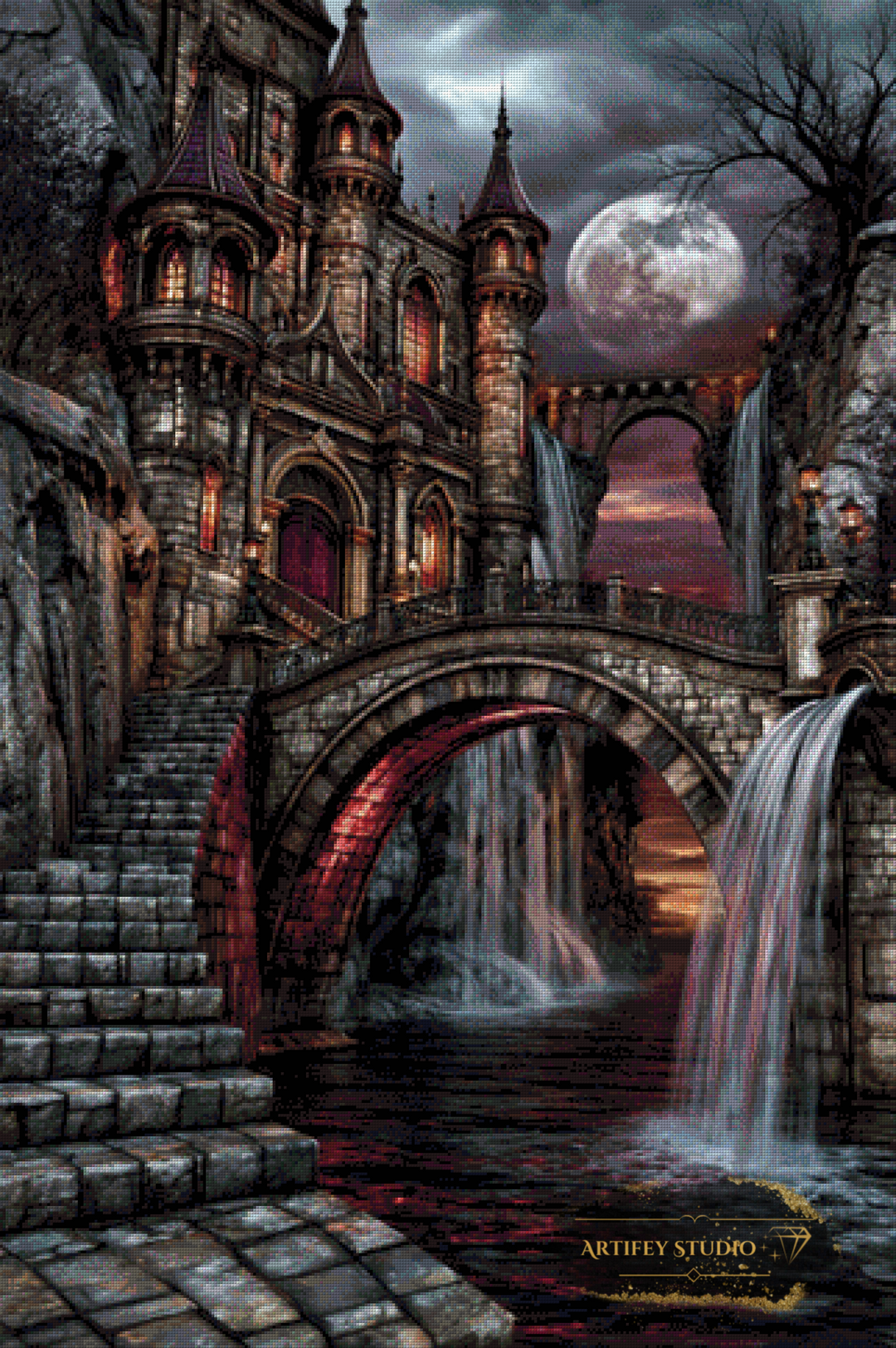 Midnight Fortress by Skyler 80x120 mit 130 Farben