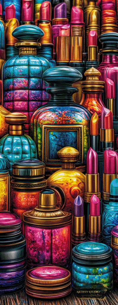 Lipstick & Perfume Glamour by Morrigan 70x180 with 360 colors