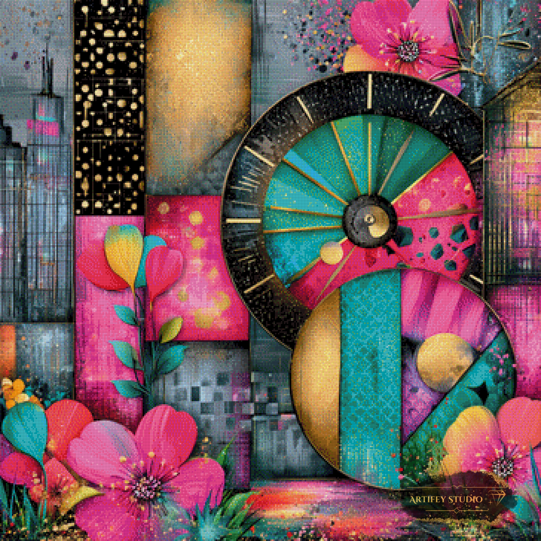 Abstract by Lexxa 90x90 mit 345 Farben