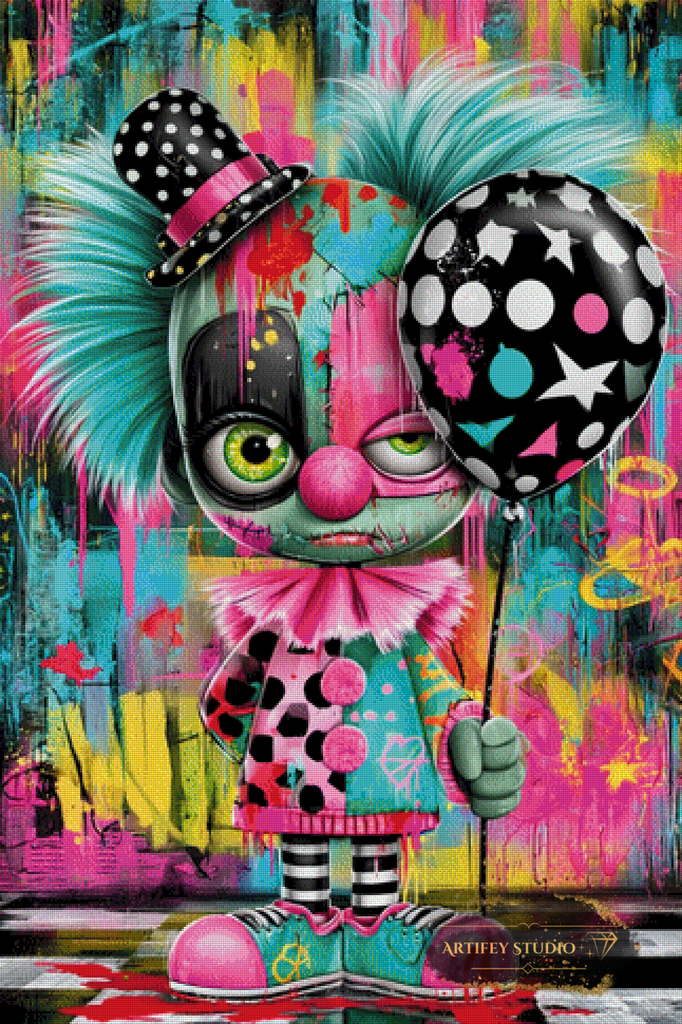 Too Crazy to Be Normal by Lexxa 80x120 with 390 colors