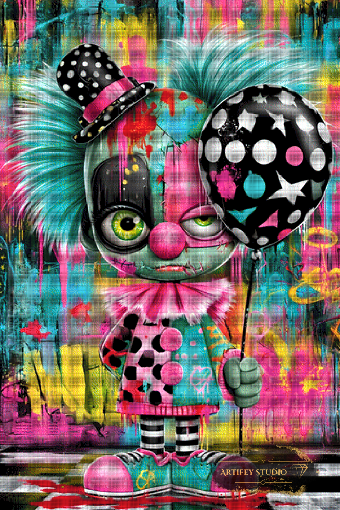 Too Crazy to Be Normal by Lexxa 80x120 with 390 colors