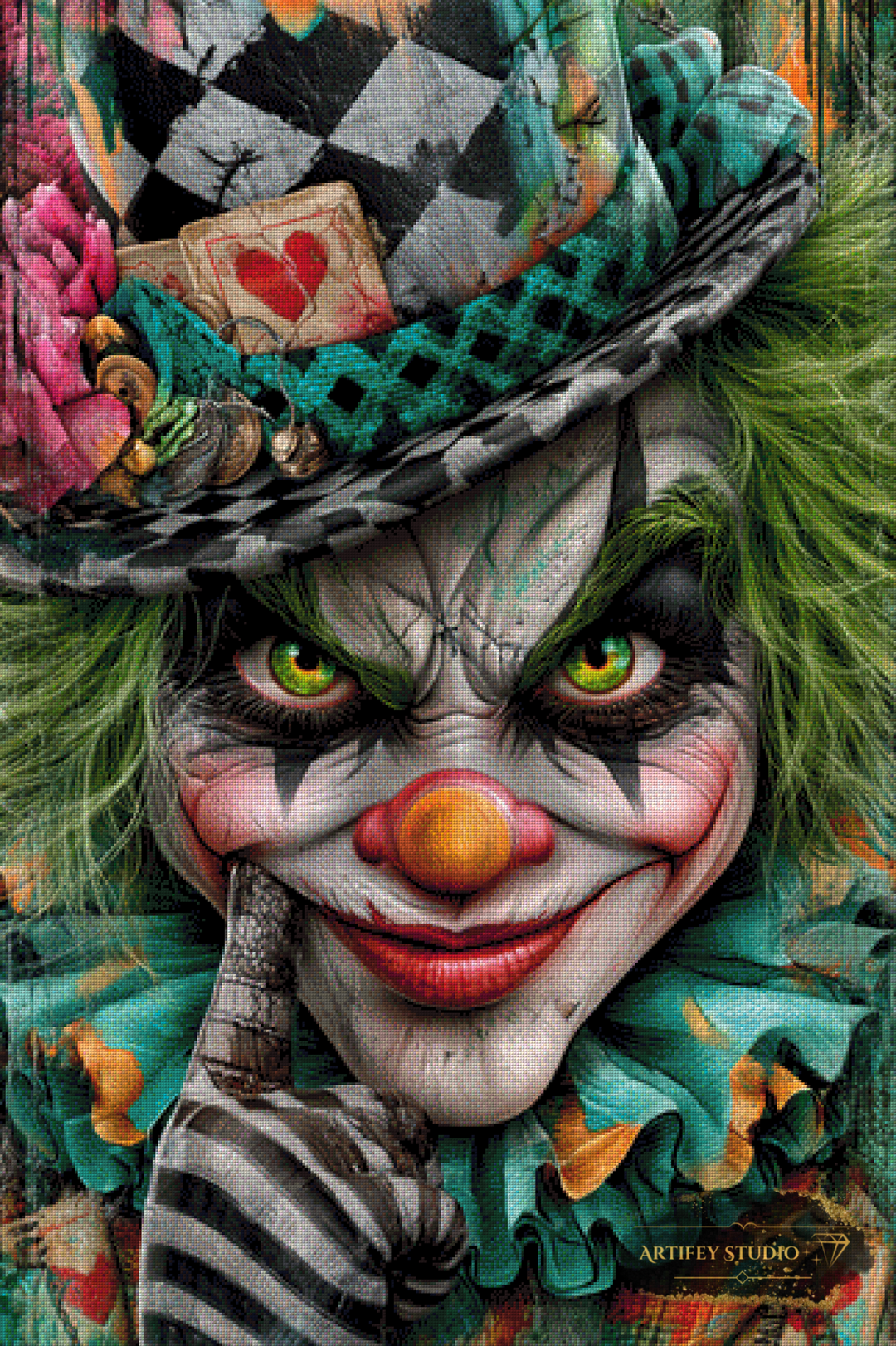 Clusky the Clown by Lexxa 80x120 with 310 colors
