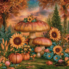 Autumn Forest by Lexxa 100x100 with 225 colors