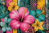 Blossoms and Color by Lexxa 120x80 with 340 colors