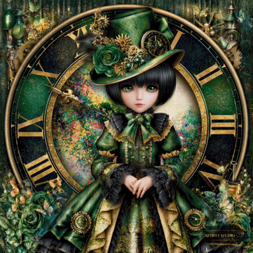 Green Lady by Lexxa 100x100 mit 260 Farben