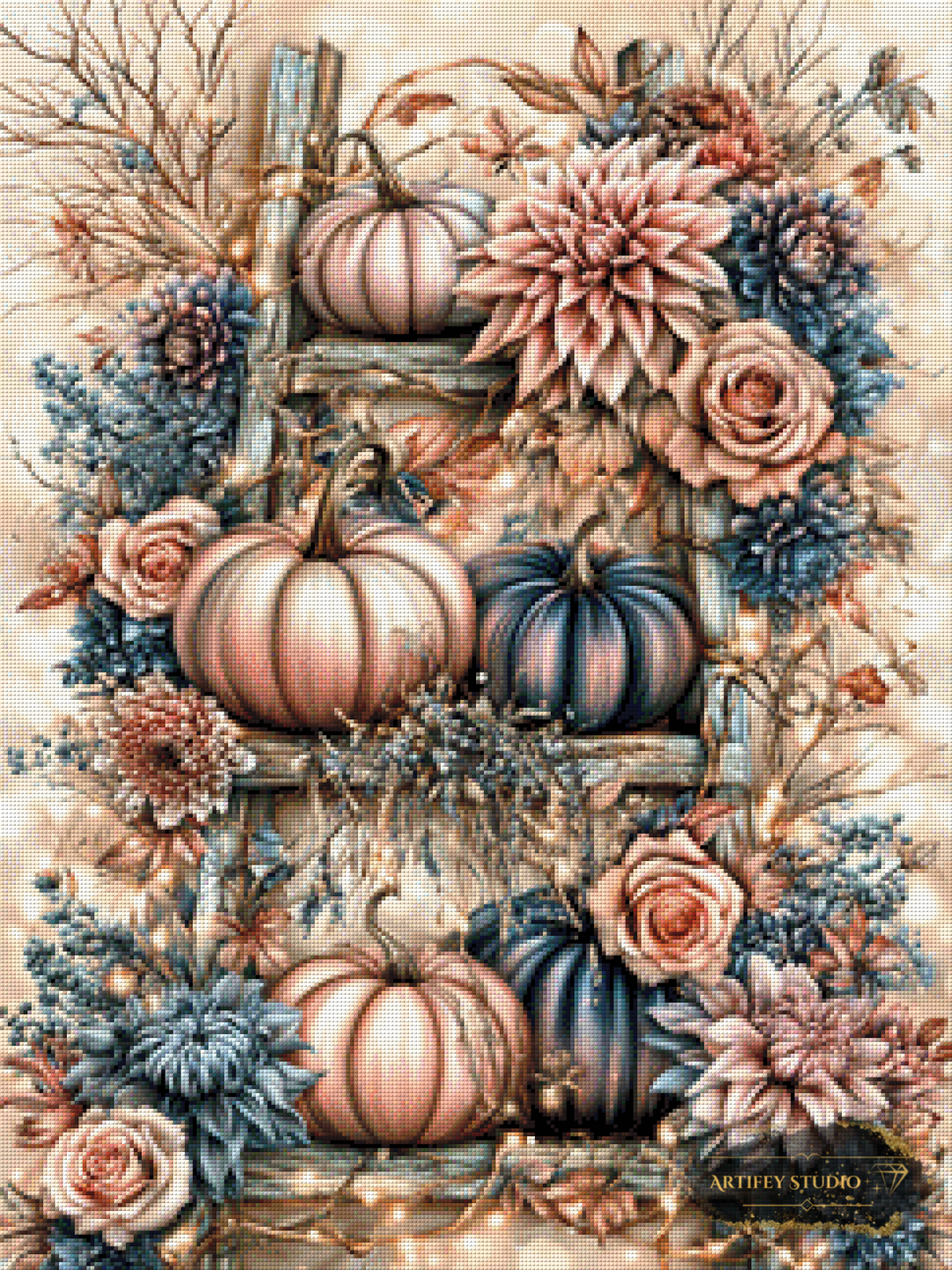 Autumn Romance by LaViie 60x80 with 180 colors