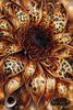 Golden Robber Flower by LaViie 60x90 with 150 colors
