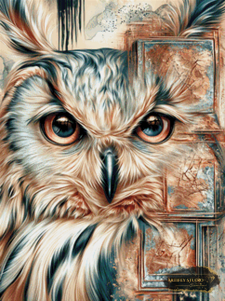 Guardian of Wisdom by LaViie 60x80 with 150 colors