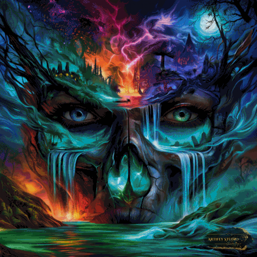 Storm of Souls by Pixxchicks 90x90 with 220 colors