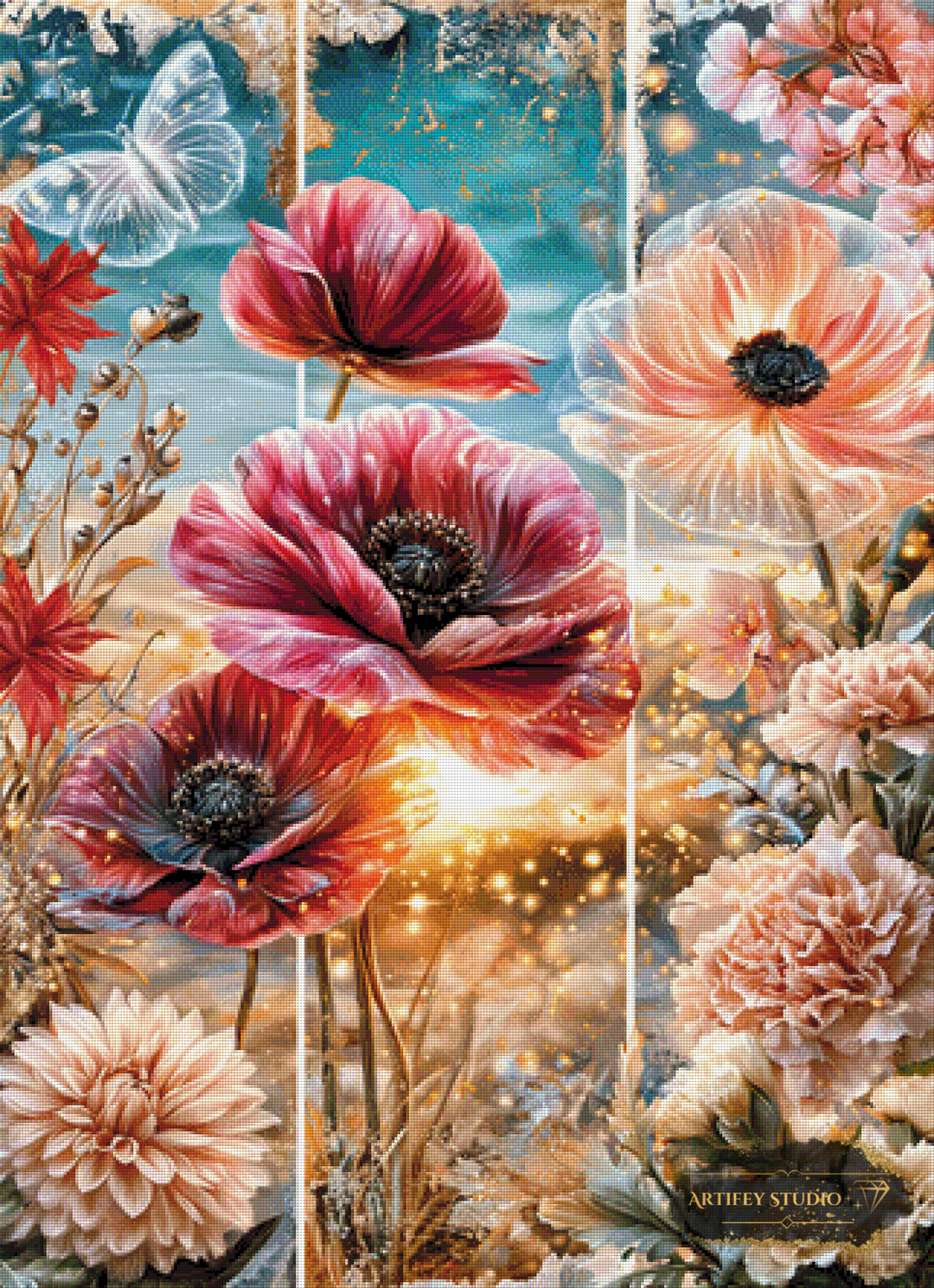 Colors of Flowers by LaViie 80x110 with 310 colors