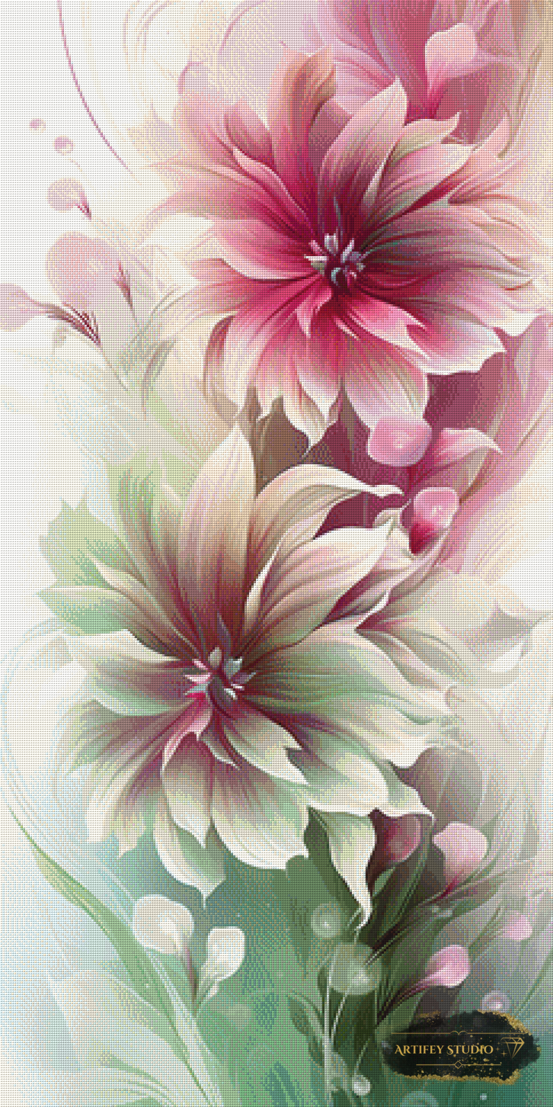 Blütenballett by Pixxchicks 60x120 with 180 colors