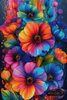 Neon Flora by Pixxchicks 120x80 with 320 colors