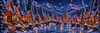 Snowy Village by Morrigan 180x60 mit 250 Farben