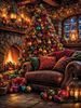 Cozy Christmas by Morrigan 90x120 with 270 colors