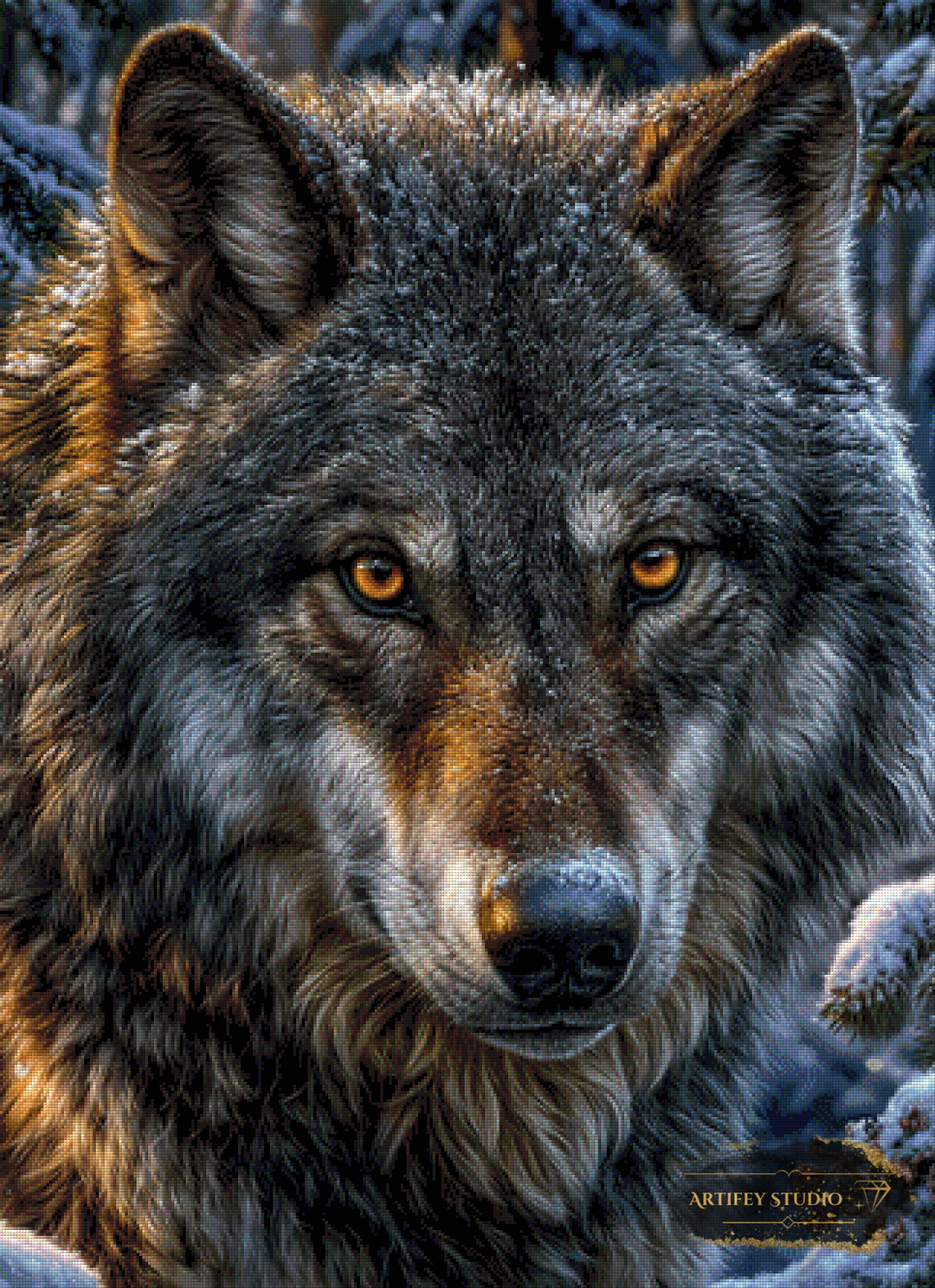 Winter Soul by Morrigan 80x100 mit 150 Farben
