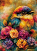 Floral Nest by Skyler 80x110 mit 320 Farben