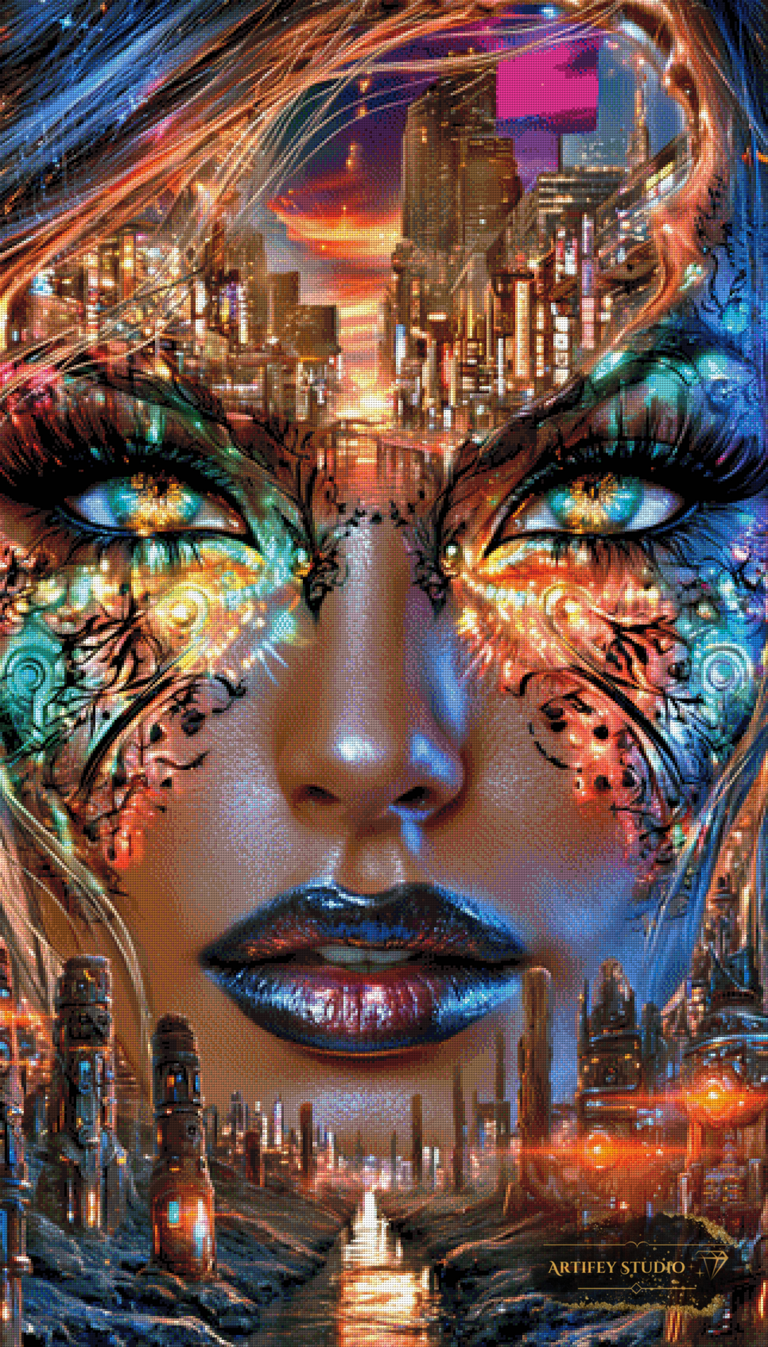 Metropoface by LaViie by LaViie 80x140 mit 350 Farben