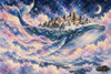 Starwhale’s Christmas Dream by Artifey 120x80 mit 210 Farben