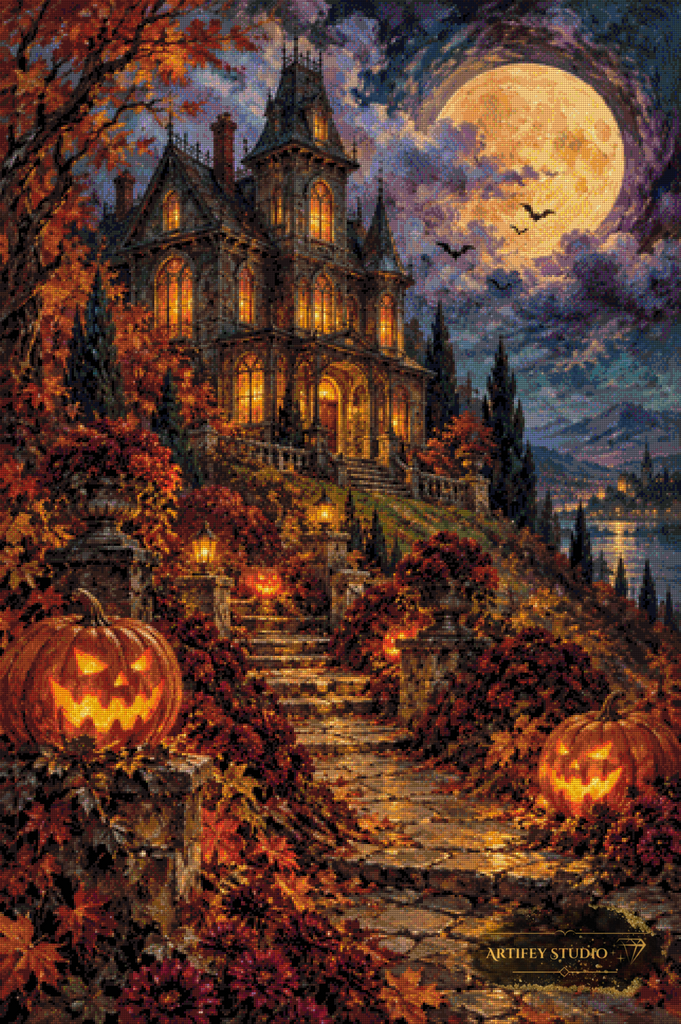 Spooky Night by Artifey 80x120 with 150 colors