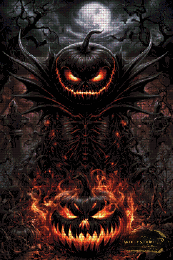 Dark Harvest by Artifey 60x90 mit 100 Farben