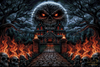 Gothic Inferno by Artifey 120x80 with 130 colors