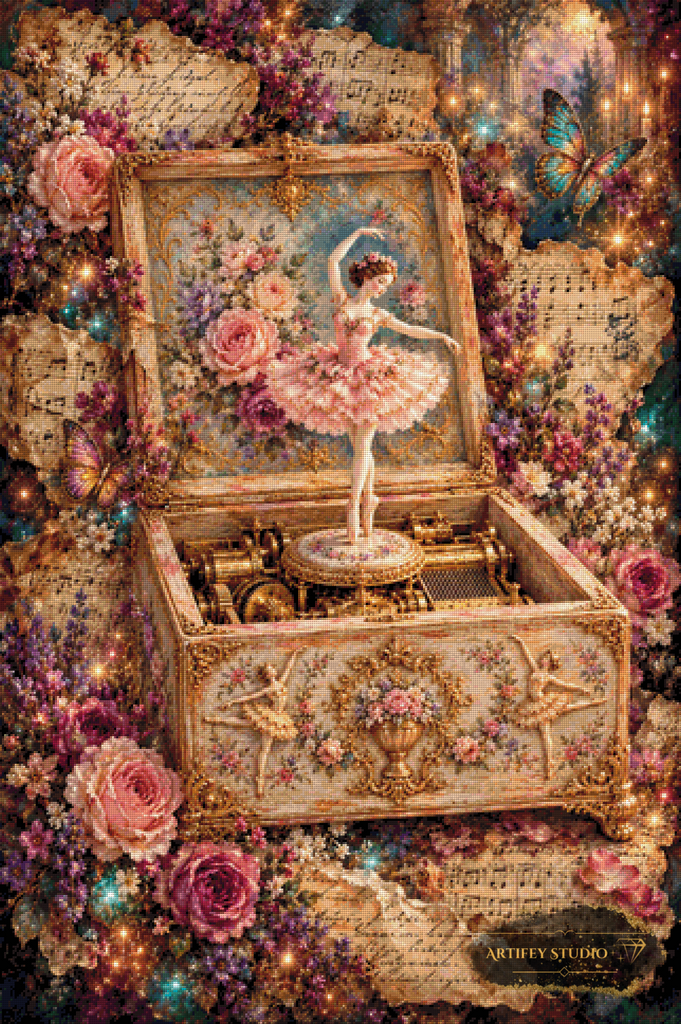 Enchanted Melody by Artifey 80x120 with 230 colors