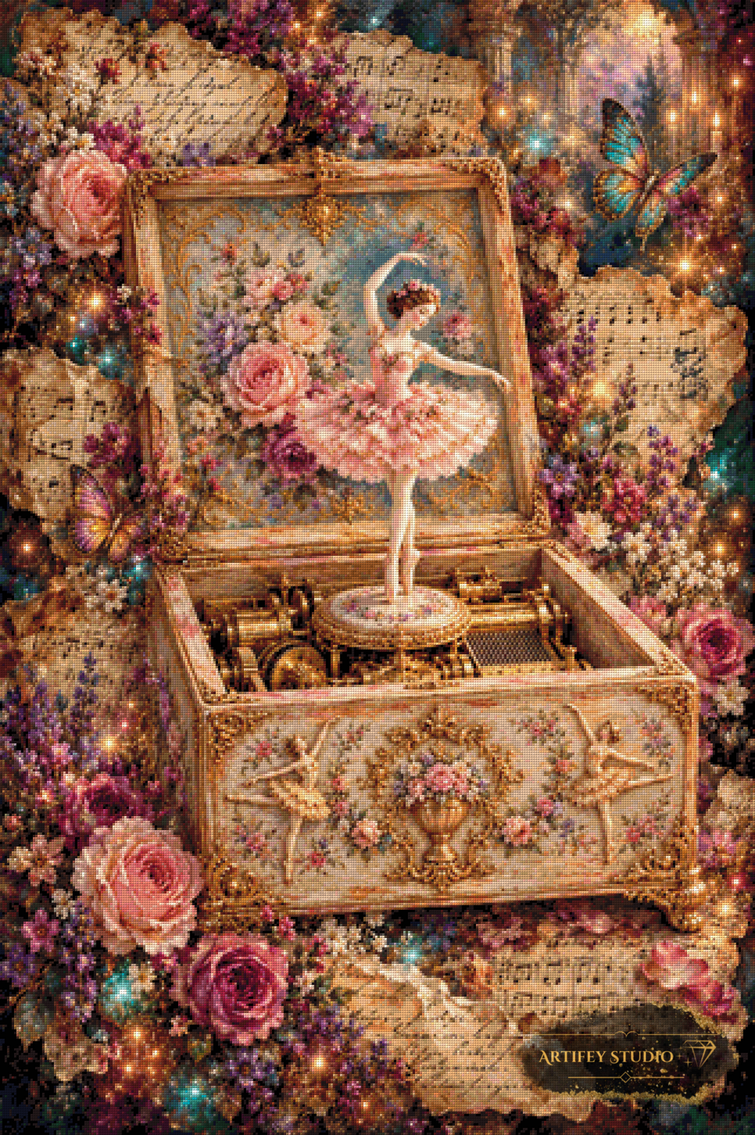 Enchanted Melody by Artifey 80x120 with 230 colors