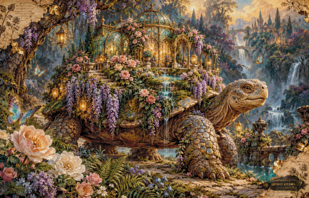 The Turtle’s Eden by Artifey 140x90 with 240 colors