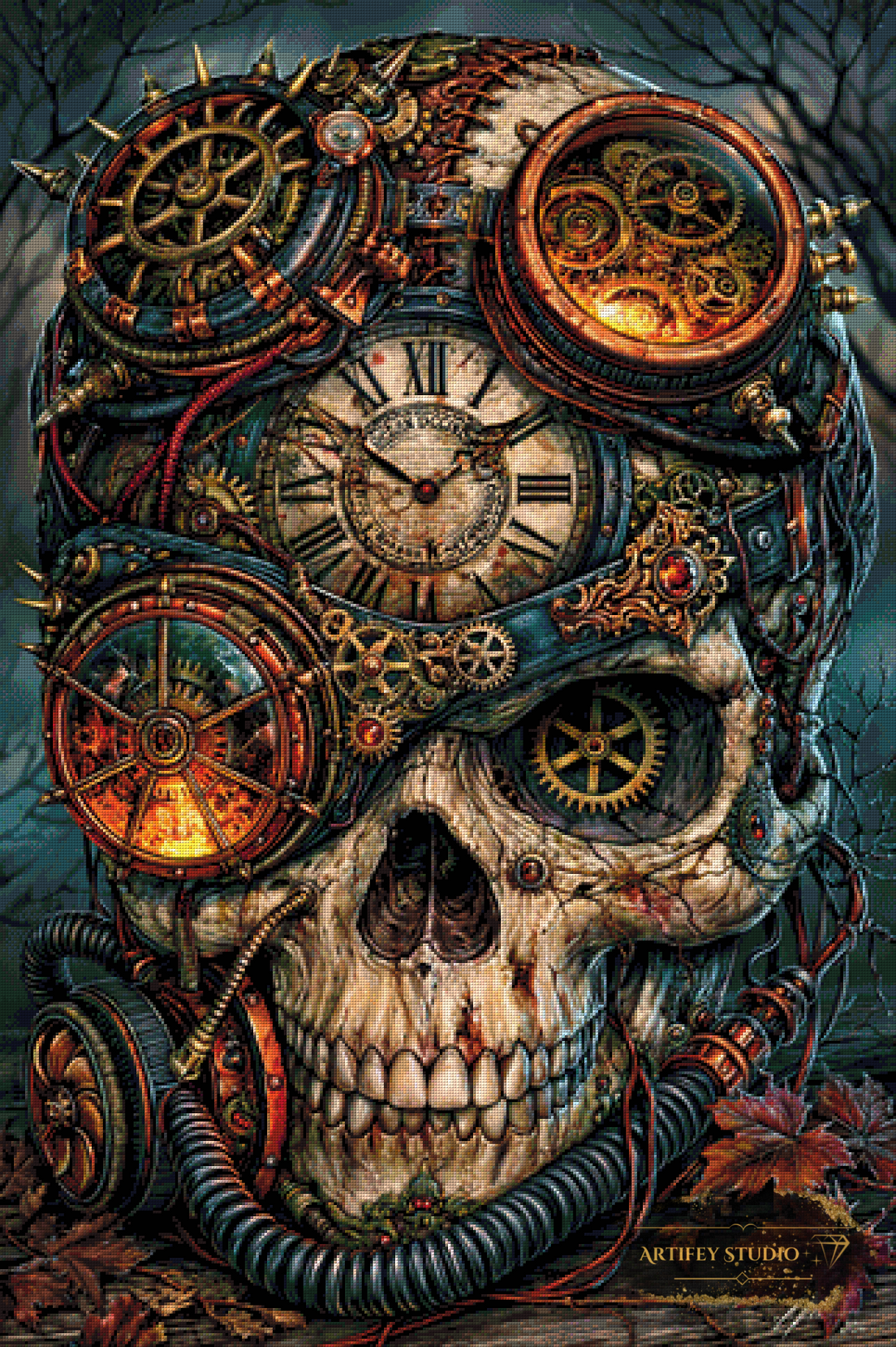 Meccanismo del Tempo by Mirael 80x120 mit 230 Farben