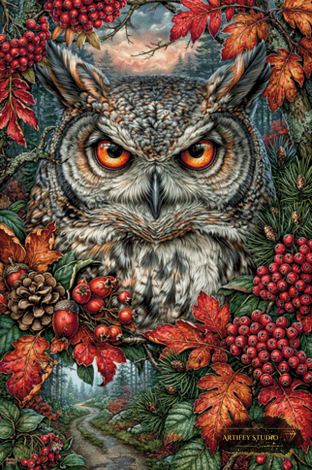 Autumn Guardian by Mirael 80x120 with 250 colors
