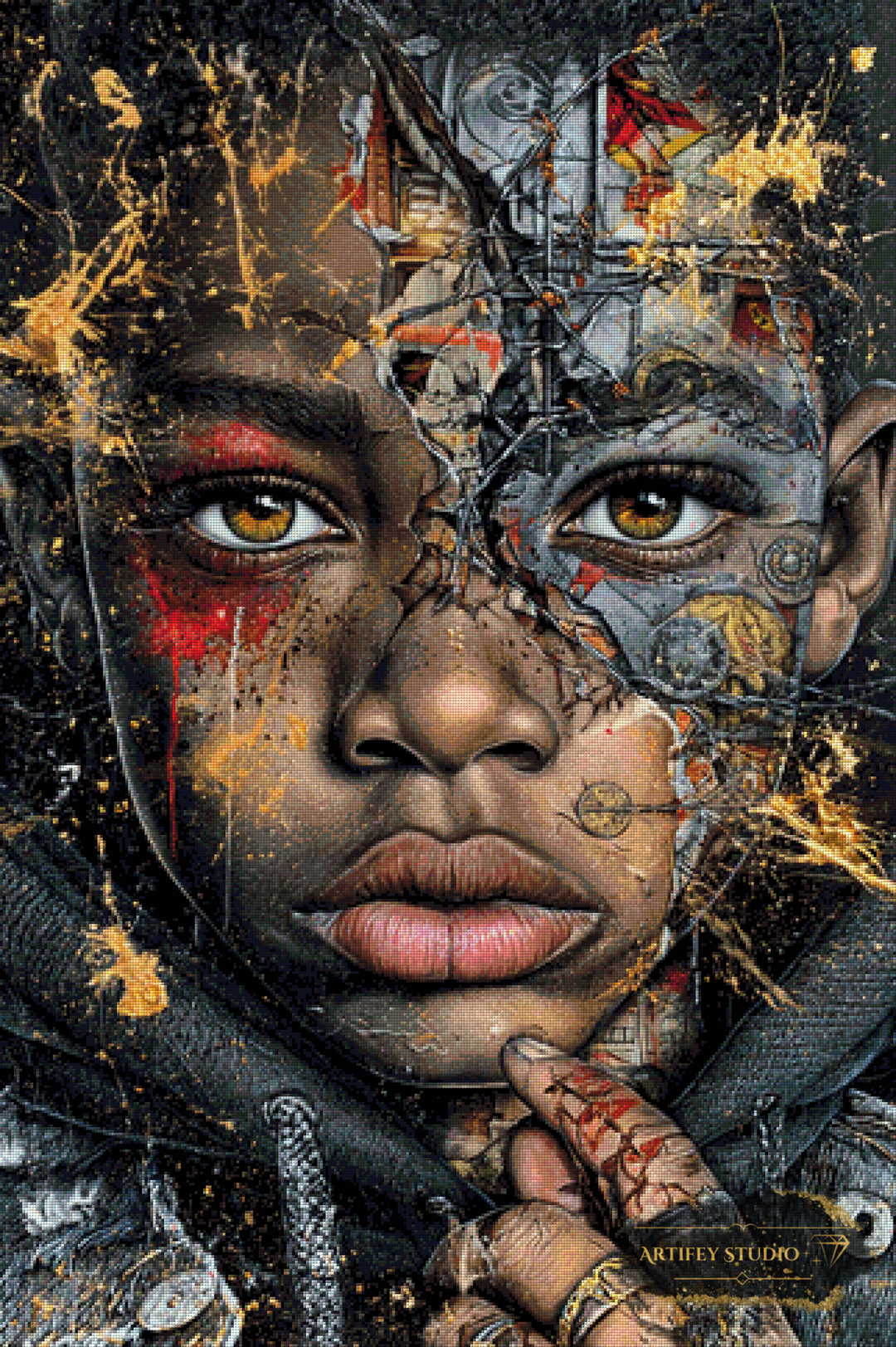 The Art of Healing by Mirael 80x120 with 200 colors