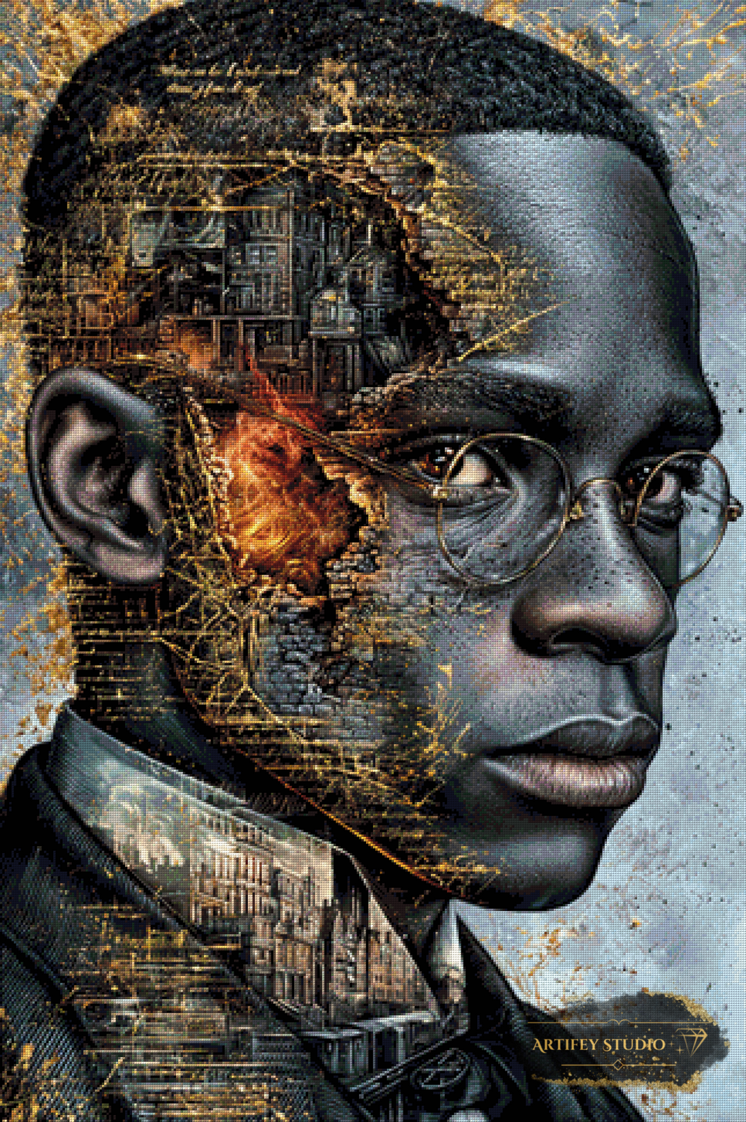 Silent History by Mirael 80x120 mit 170 Farben