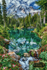 Emerald Reflection by Mirael 80x120 mit 300 Farben