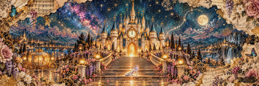 The Midnight Castle by Artifey 300x100 with 300 colors
