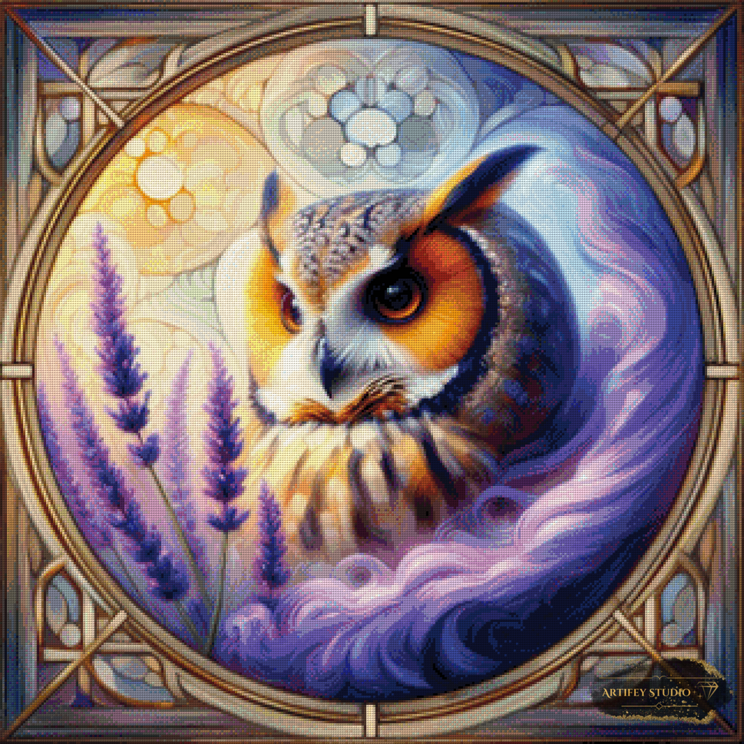 Guardian of the Lavender World by Pixxchicks 80x80 with 210 colors