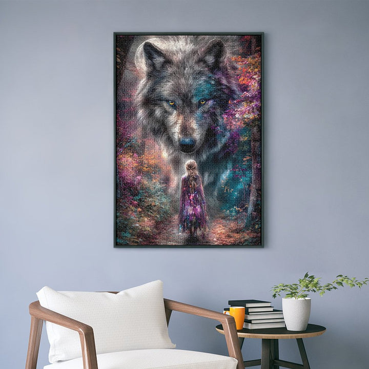 la fille et le loup by Morrigan Jigsaw Puzzles - Artifey Studio