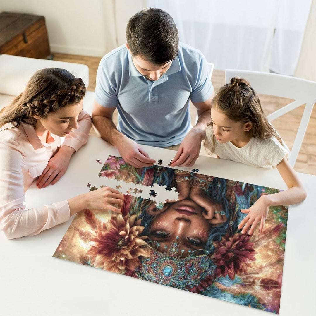 Indianerin by LaViie Jigsaw Puzzles - Artifey Studio