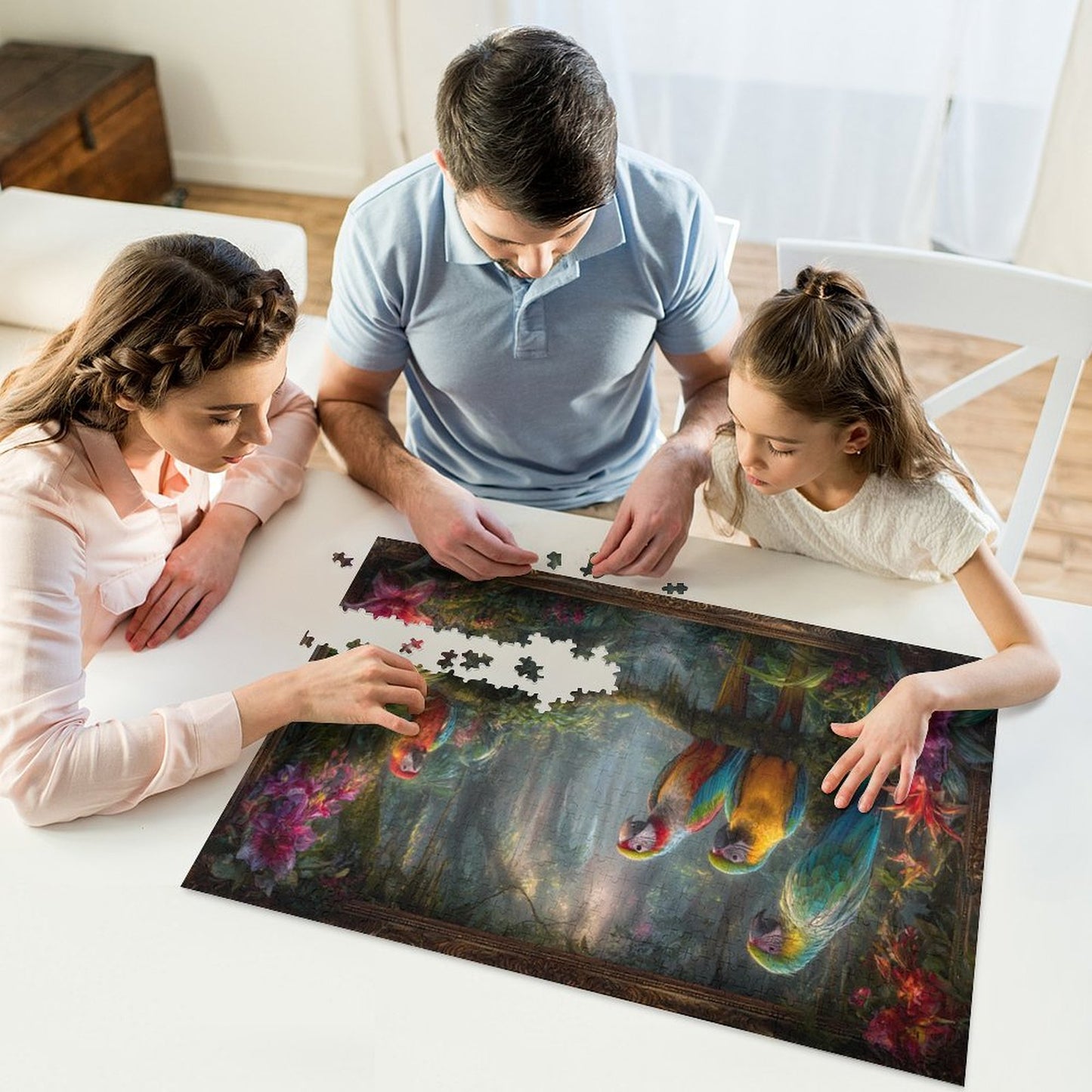 Cozy get-together frame II by Morrigan Jigsaw Puzzles