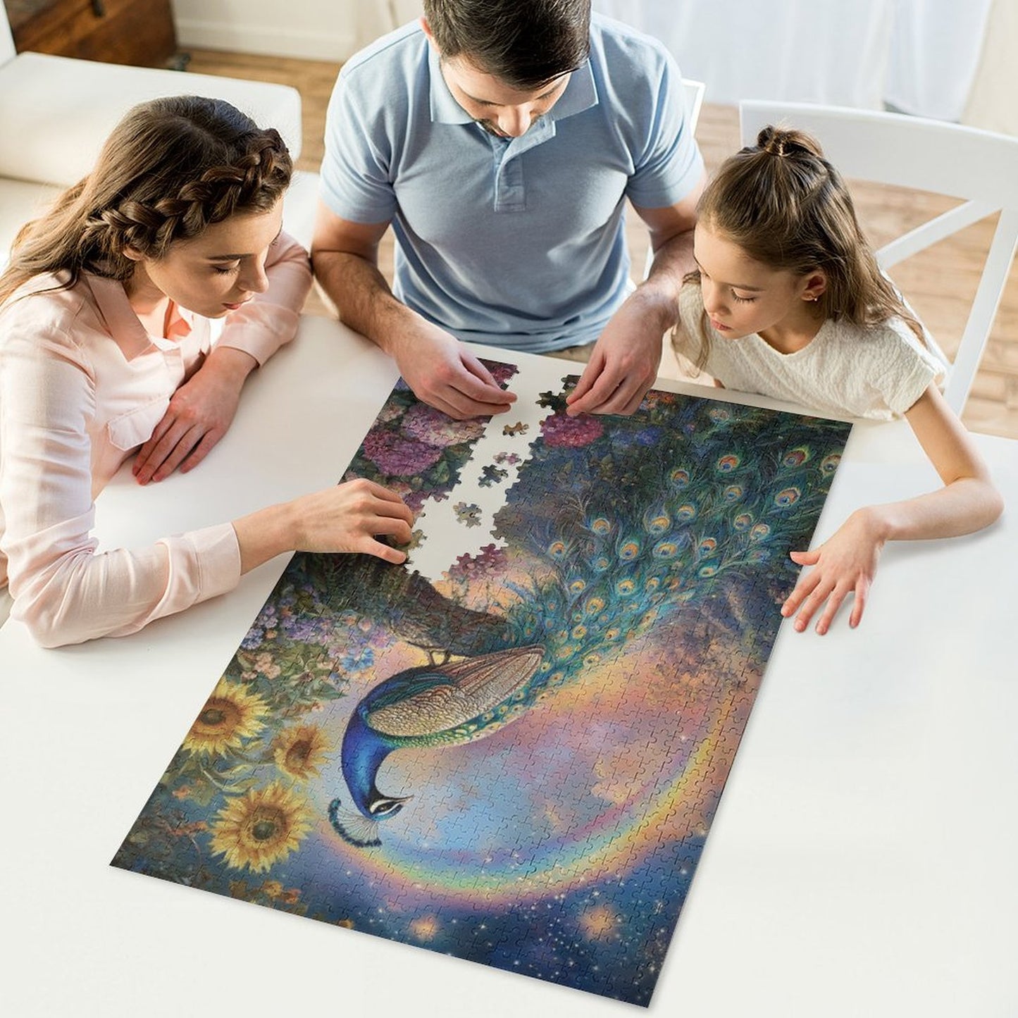 Majesty of the Gardens by Salzkatze 1000-Piece Wooden Jigsaw Puzzles (Vertical)