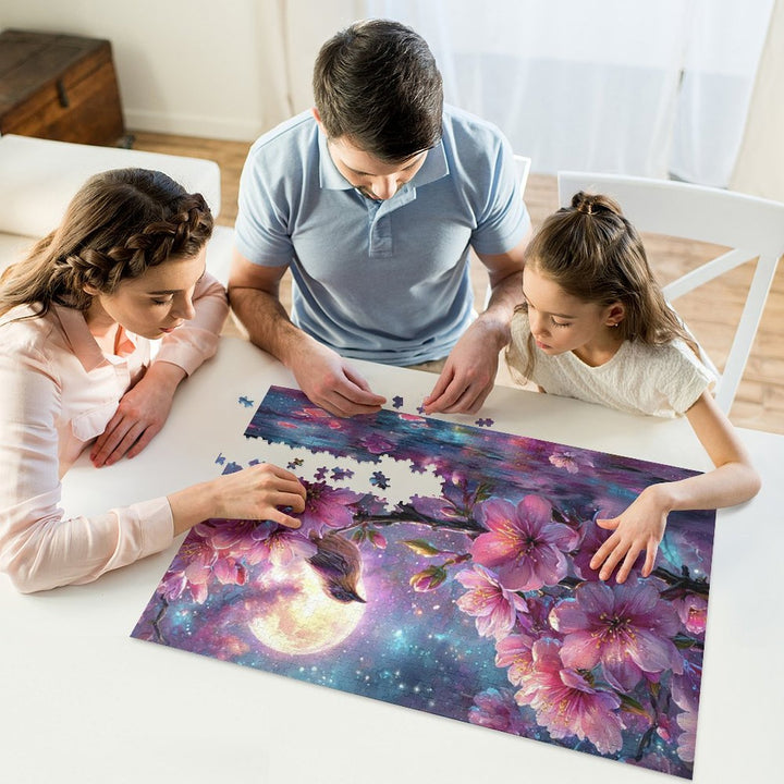 Ein Lied unter der Sakura by Artifey Jigsaw Puzzles - Artifey Studio