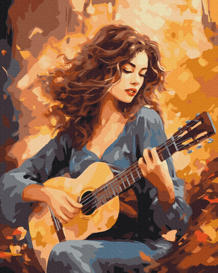 Premium Paint by Numbers “Autumn Romance”