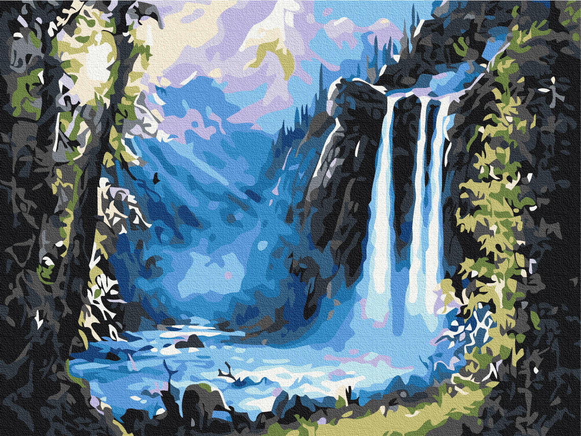 Premium Malen nach Zahlen „Zauberei der Natur“