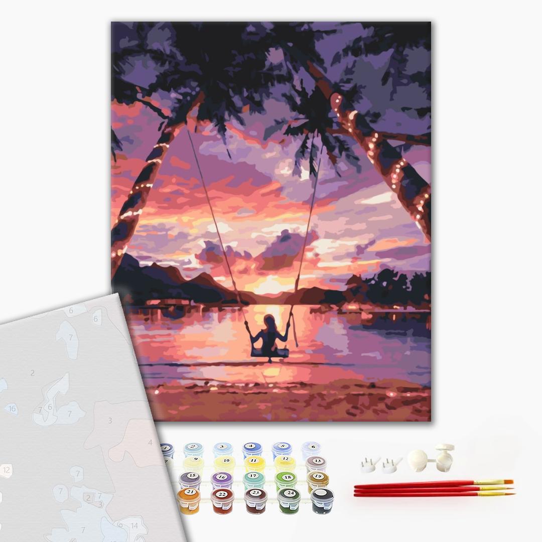 Premium Paint by Numbers “Paradise Pleasure”