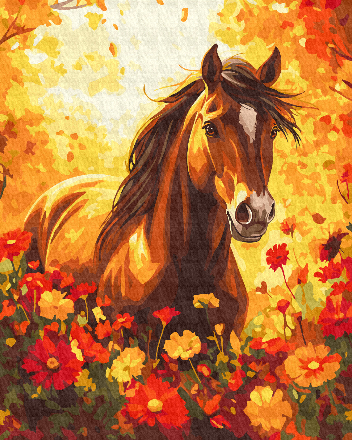 Malen nach Zahlen „Freiheit der Blumen“