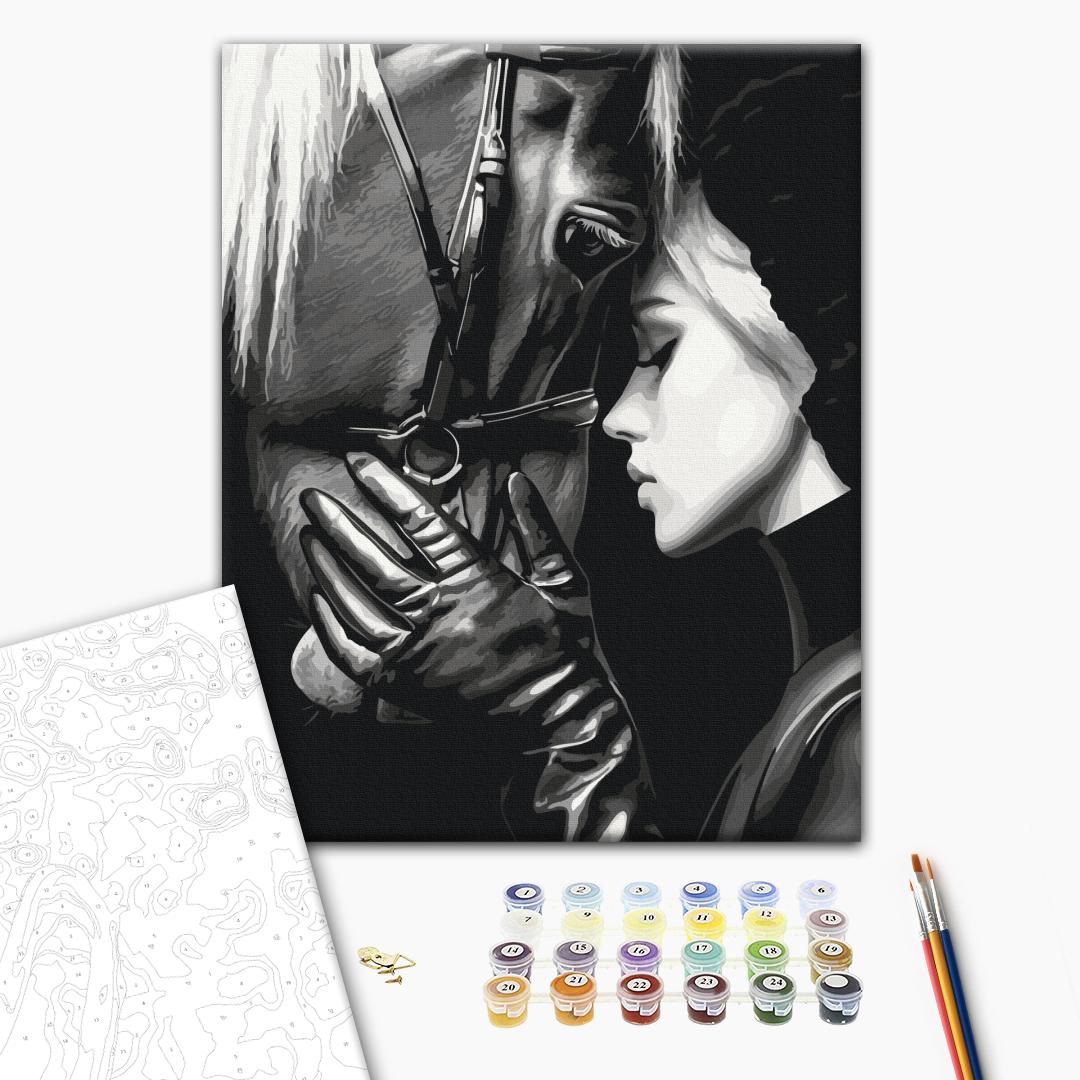 Malen nach Zahlen „Harmonie der Seelen“