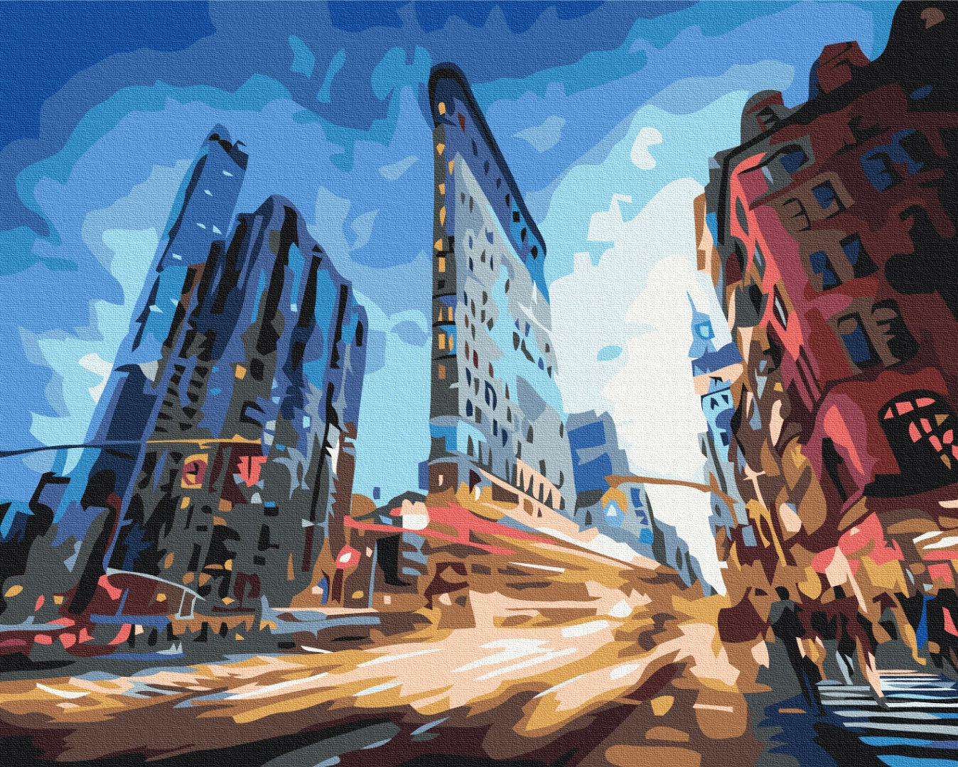 Premium Paint by Numbers “City Life”