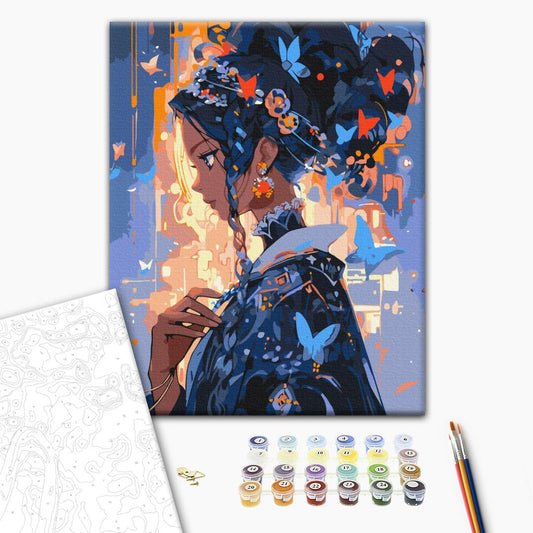 Paint by numbers “Blossom of the Soul”