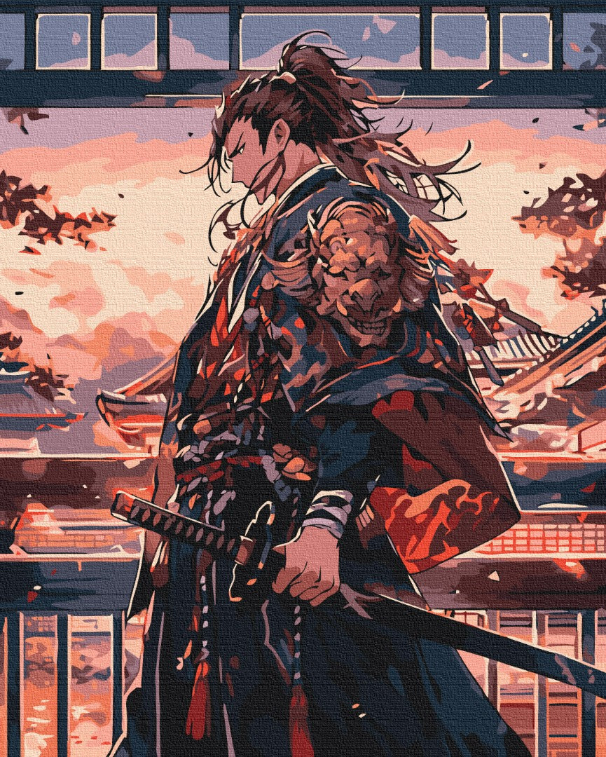 Malen nach Zahlen „Samurai“