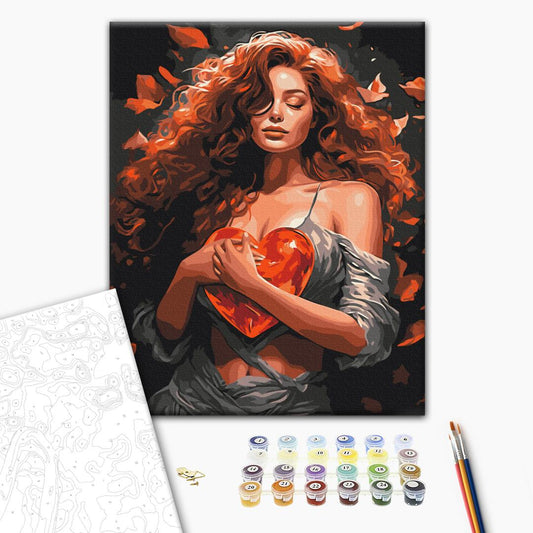 Paint by numbers “Guardian of Love”