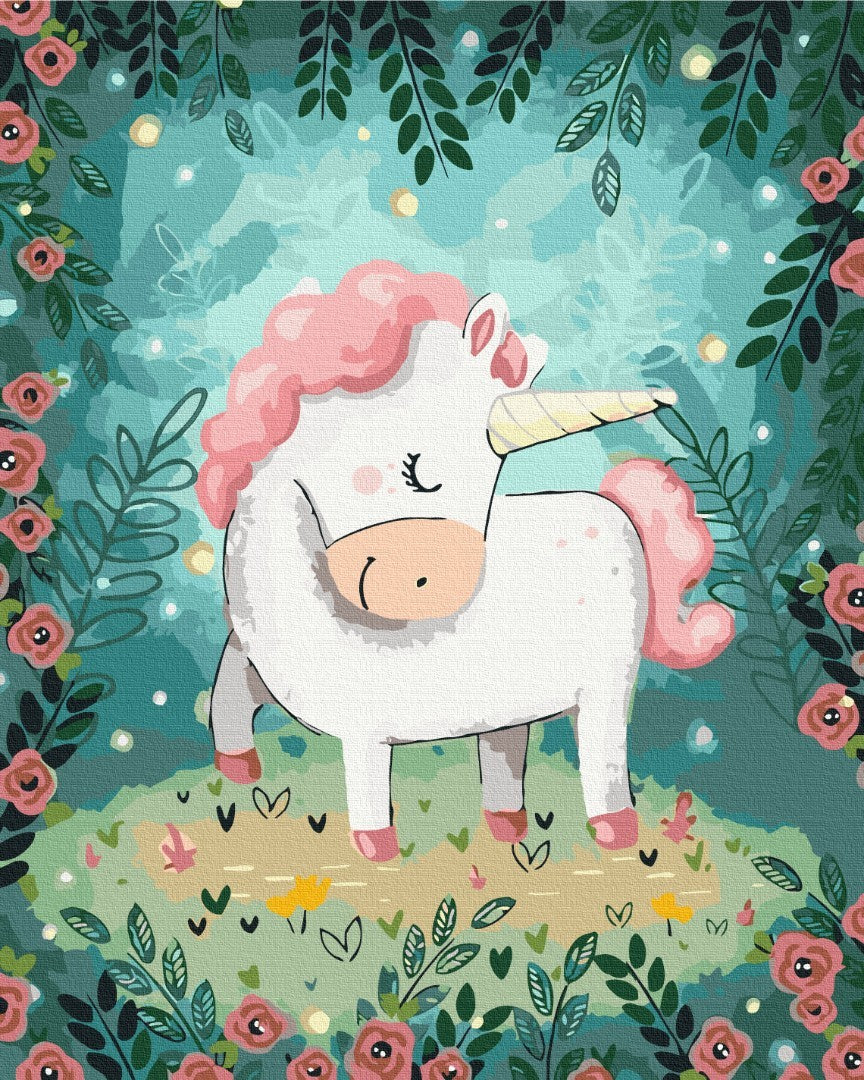 Premium Malen nach Zahlen „Einhorn“